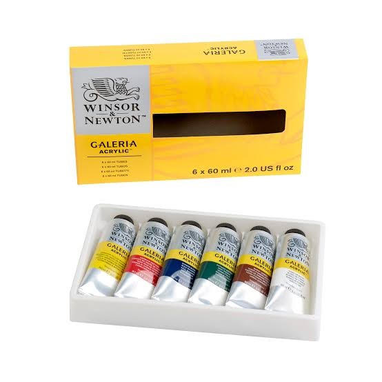 

Galeria Acrylic Colour Winsor & Newton set 6x60ml