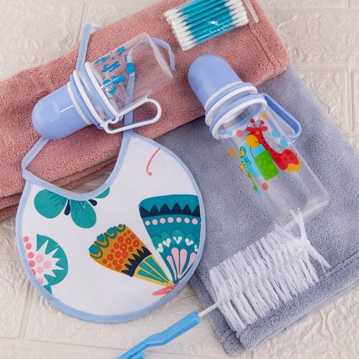 Botol Susu Dot Bayi NewBorn Celemek Empeng Set Alat Perlengkapan Bayi -45pr