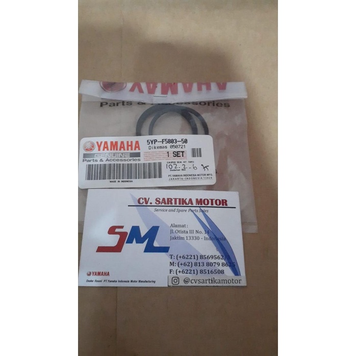 Terbaru Seal Piston Kaliper Xeon, Fino, Nmax,All Mio, Aerox 5Yp-F5803-50 Murah