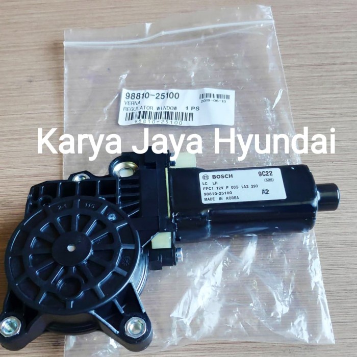 Motor Power Window Depan Kiri Hyundai Verna Avega Murmer