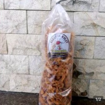 

kripik kulit pedas 1kg gurih renyah nampol Non COD