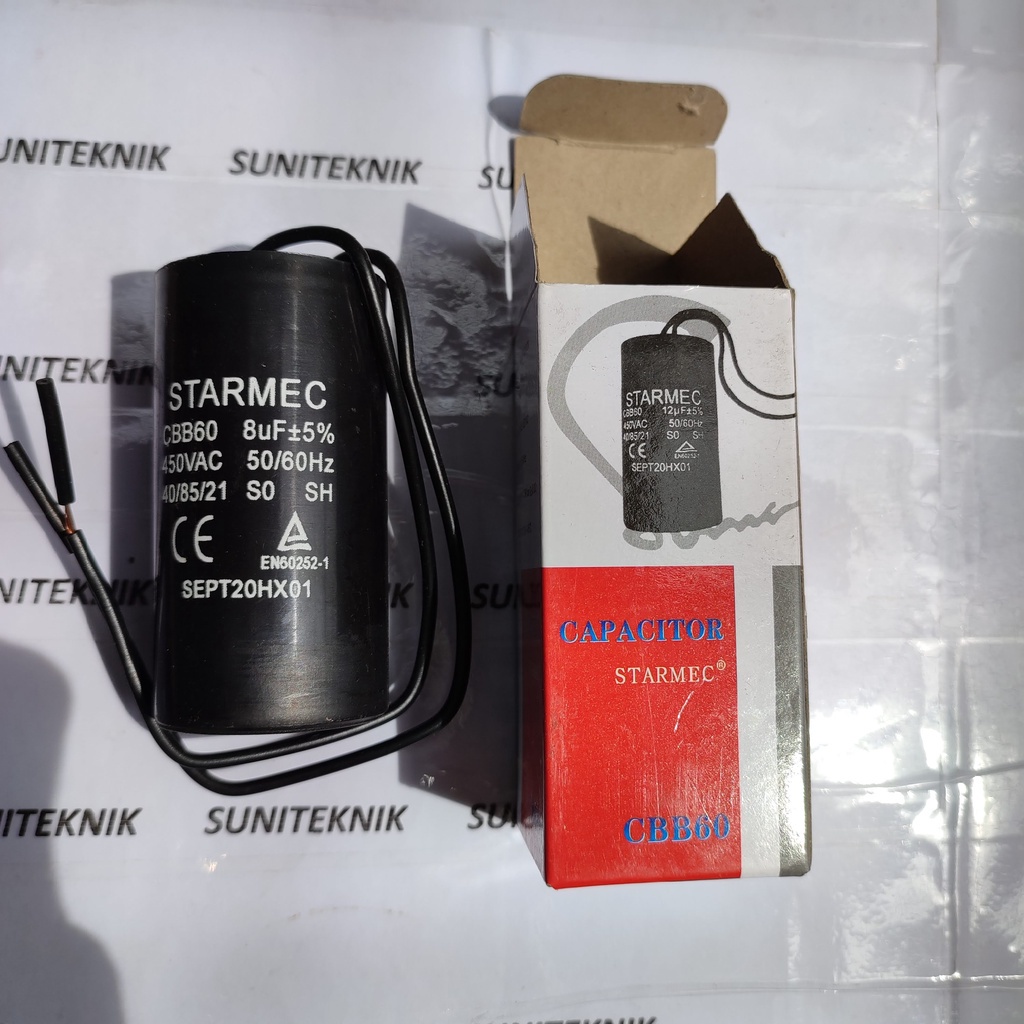 KAPASITOR MESIN CUCI 4UF 5UF 6UF 8UF - CAPASITOR 4 UF / 5 UF / 6 UF / 8 UF