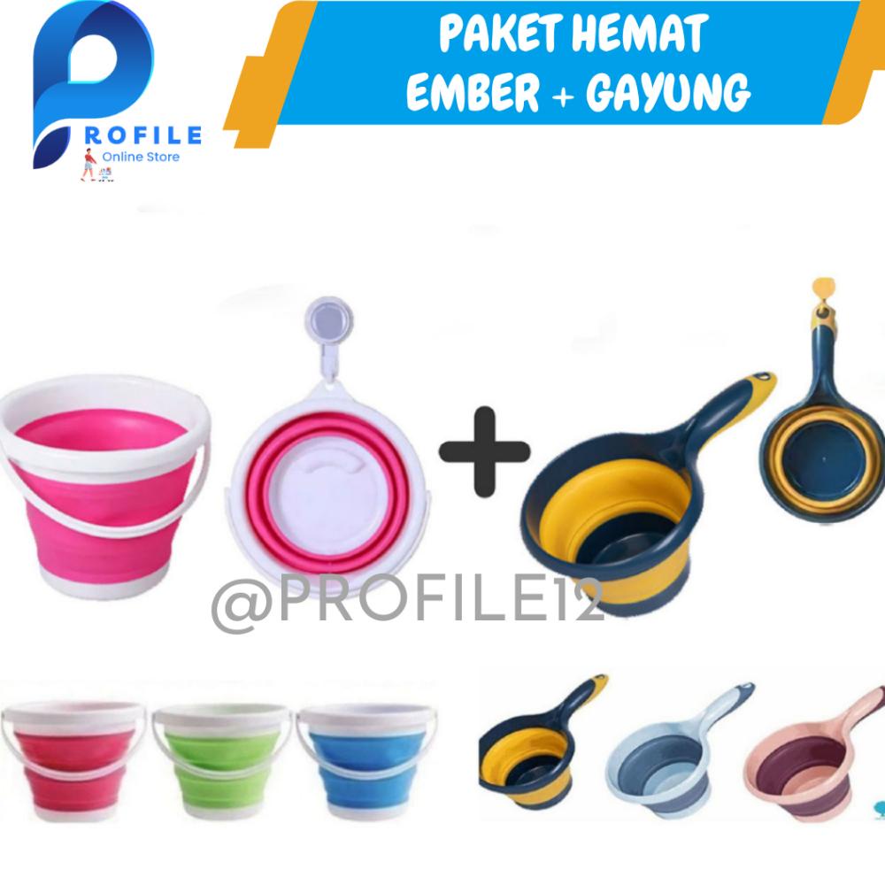 Model Baru PAKET HEMAT Ember Lipat Portable 5LITER Multifungsi Lipat Portable Multifungsi/Ember lipa