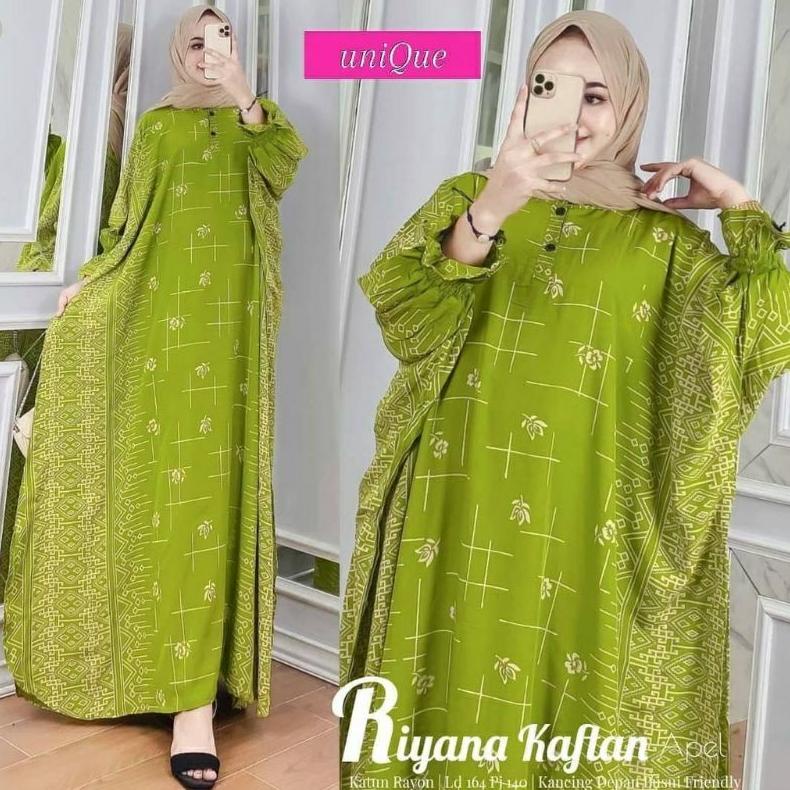 [Slk] Grosir Kaftan Riyana I Kaftan Super Jumbold 140Cm I Daster Lowo Termurah Laris