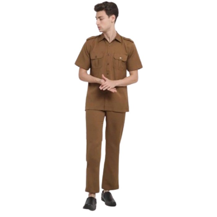 Seragam PNS Seragam Pemda Pria Khaki Baju Guru