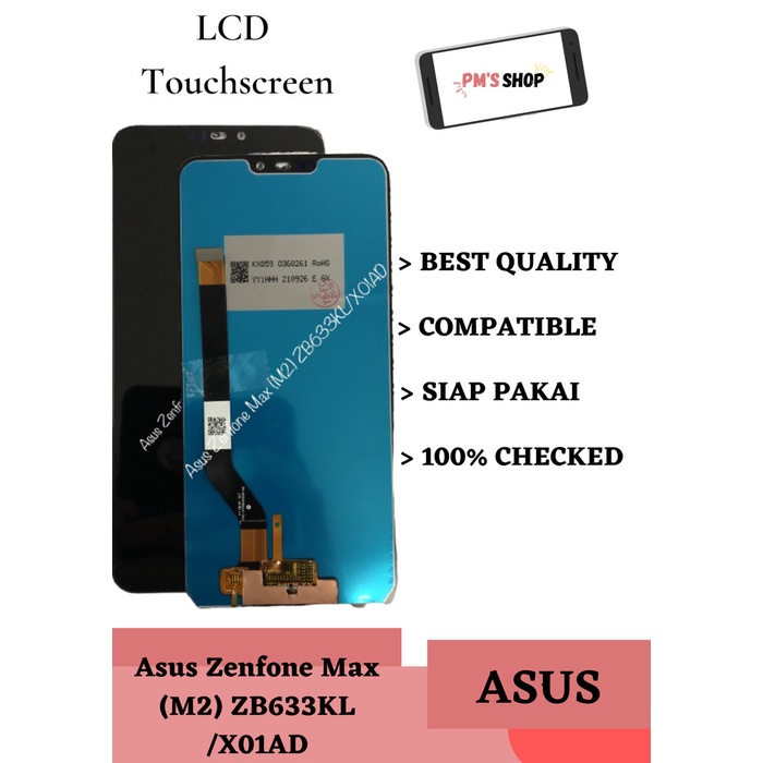 Lcd + Touchscreen Complete Asus Zenfone Max (M2) ZB633KL /X01AD