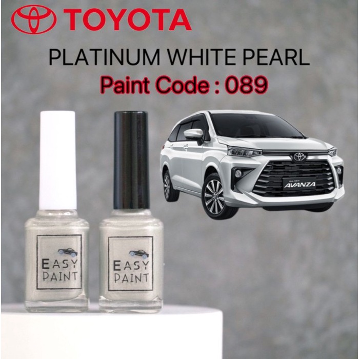 CAT OLES PLATINUM WHITE PEARL 089 TOYOTA AVANZA XENIA PUTIH MUTIARA