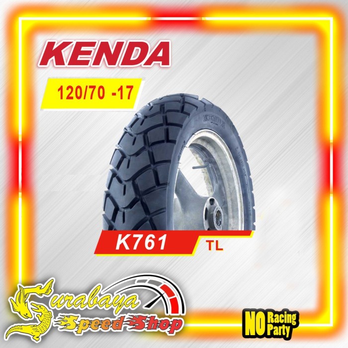 Ban Motor Kenda K761 Tubeless Ring 17 Ukuran 10080 12070 13070