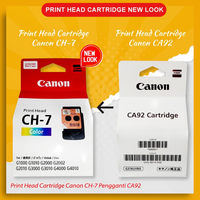 Cartridge Tinta Printer Canon CA92 Color ORI G1010 G2010 G3010 G4010