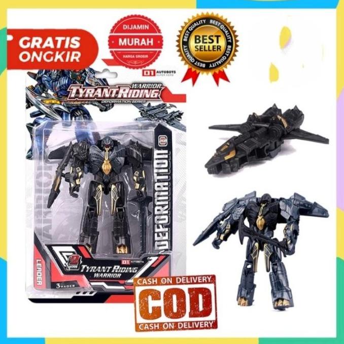 MAINAN ROBOT ROBOTAN TRANSFORMER MOBIL TRUK TANK PESAWAT BERUBAH JADI