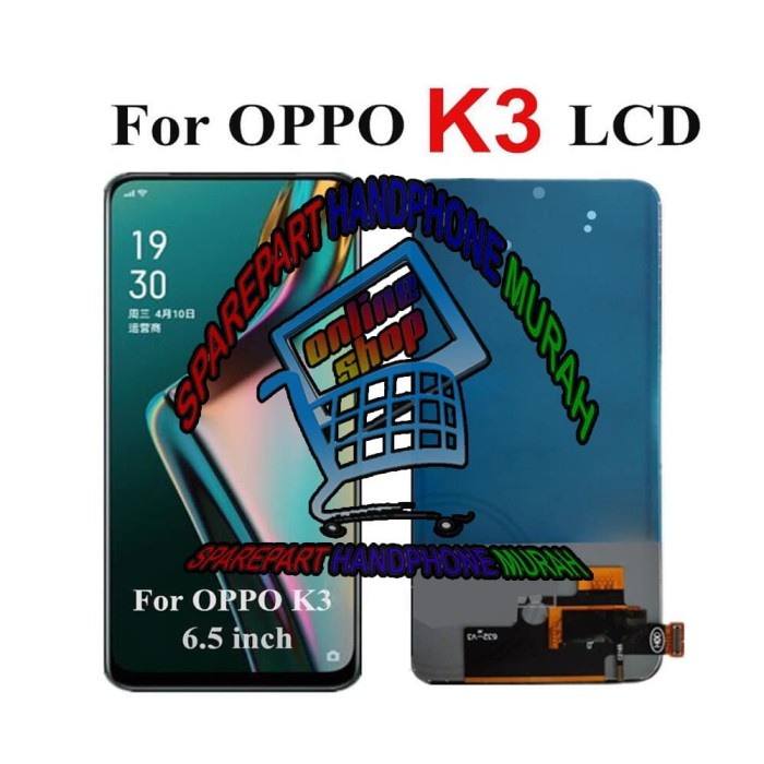 LCD TOUCHSCREEN OPPO K3 FULLSET ORIGINAL NEW