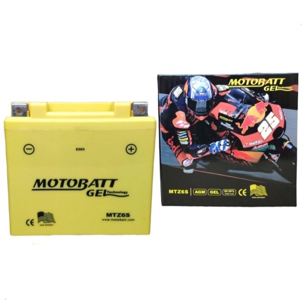AKI MOTOBATT MTZ6S ORIGINAL AKI GEL 6AH