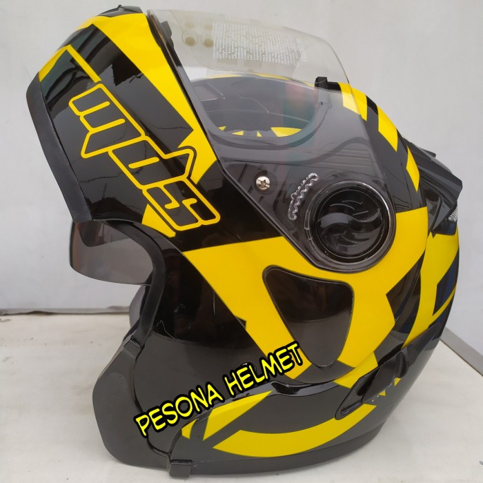 [New Ori] Helm Mds Pro Rider Modular Motif#2 Terbatas