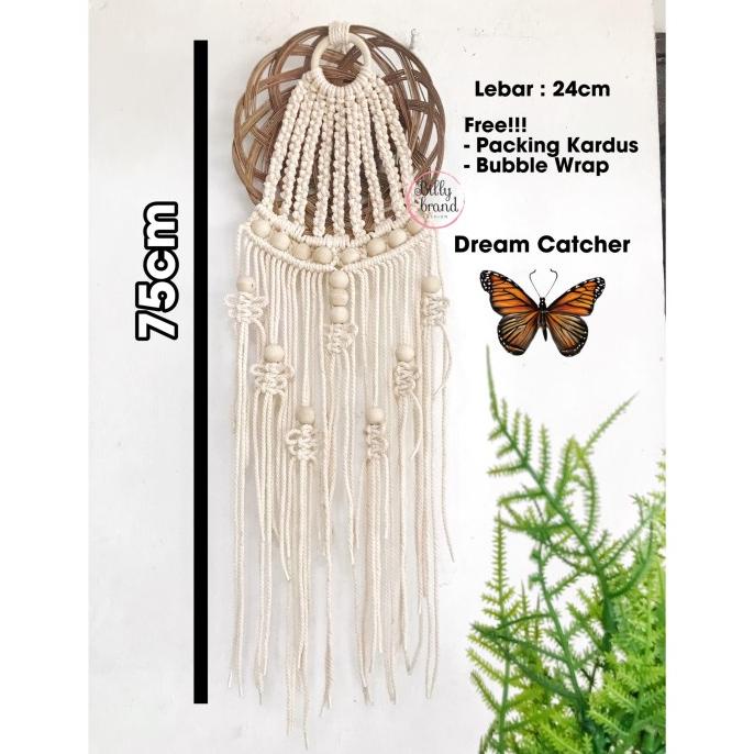 HIASAN DINDING / DEKORASI NATAL / POHON NATAL MACRAME HIJAU BESAR