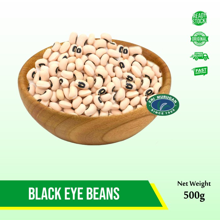 

paling diminati] BLACK EYE BEANS 500 GM
