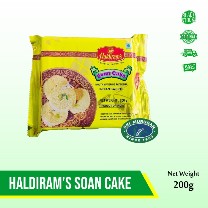 

*$*$*$*$] HALDIRAMS SOAN CAKE 200 GM