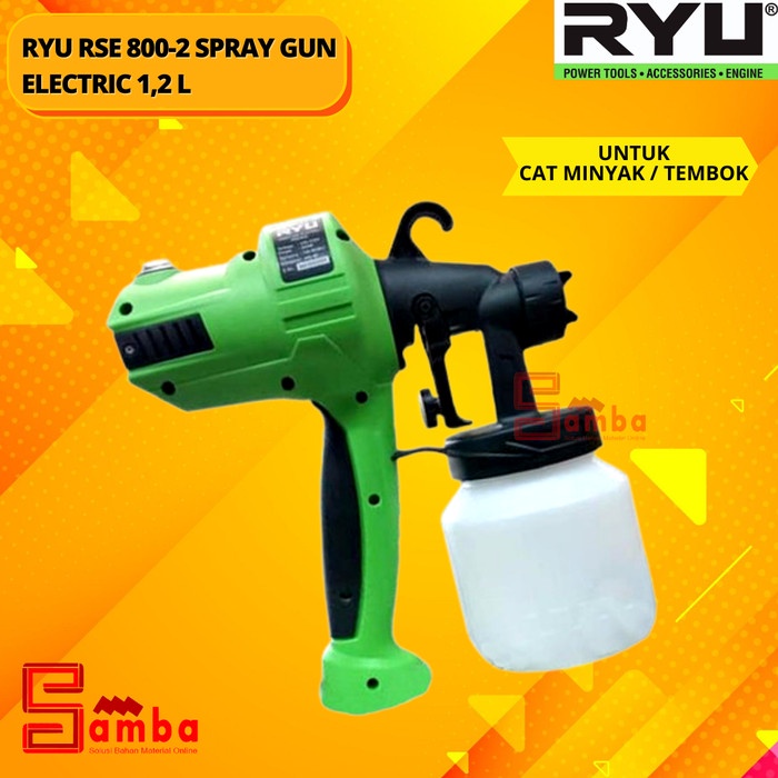 Terbaru Ryu Rse 800-2 Spray Gun Electric Alat Semprot Cat Minyak / Tembok Promo Terlaris