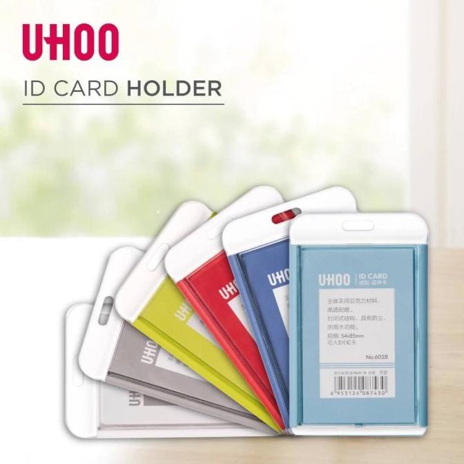 

AKASHMARKET !!! Name Tag tempat Id card Holder acrylic akrilik Kartu karyawan - TERLARIS !