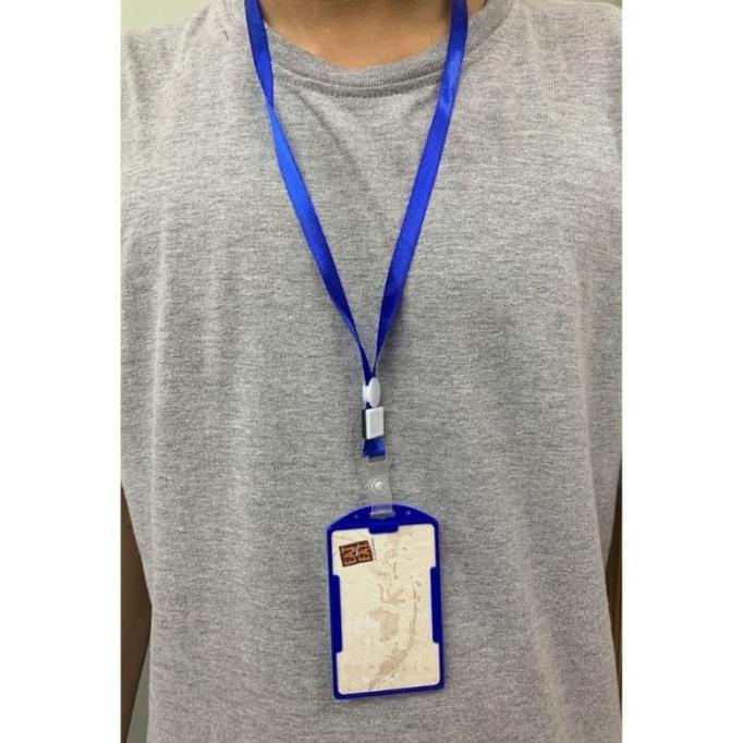 

AKASHMARKET !!! Name Tag Holder Id Card Mika Tali Lanyard panitia - TERLARIS !