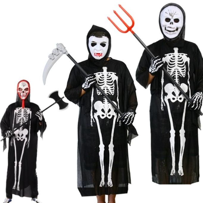

Trend Tongkat Iblis Kapak Tombak Sabit Trisula Merah Kostum Cosplay Haloween Berkualitas