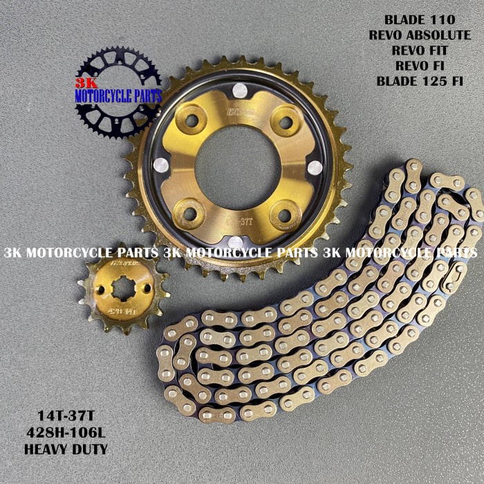 GEAR GIR SET GEAR GIR PAKET BLADE 110 BLADE 125 FI REVO FIT REVO FI