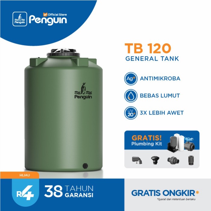 Terlaris Penguin Tangki Toren Tandon Air Tb 120 1200 Liter