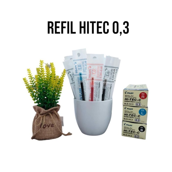 

REFIL HITECH 0,3/REFIL HITECH ORI/REFIL HITECH ORIGINAL/REFIL HITECH MURAH