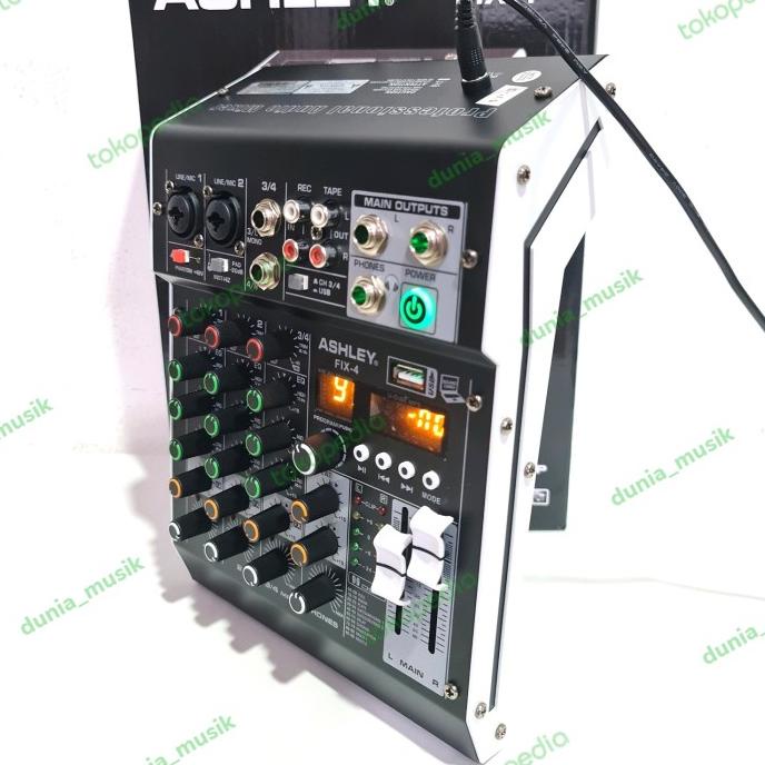 MIXER ASHLEY FIX4 FIX 4 4 CHANNEL ORIGINAL