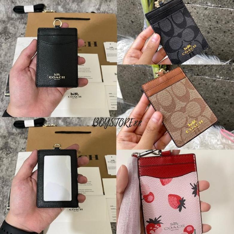 

[BEST SELLER!!] COACH LANYARD ID CARD HOLDER KARTU KERJA ORIGINAL FULLSET