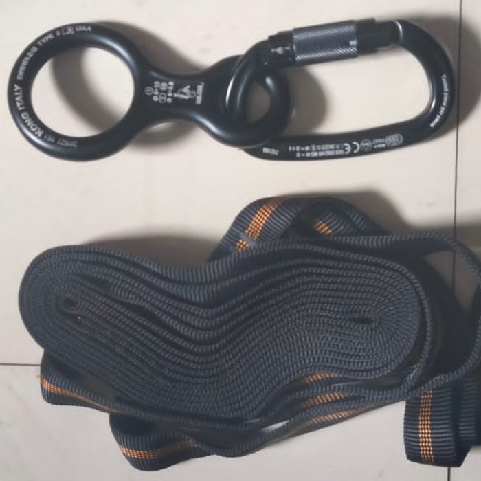 {Shop} WEBBING CARABINER FIGUR 8/CARABINER JATAH TNI - TNI Limited