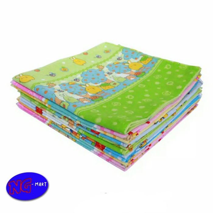 selimut 6PCS KAIN BEDONG SELIMUT BAYI KATUN FLANEL TERMURAH 90X70CM(A3Y0) selimut tebal selimut seli