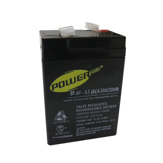 Aki Kering Emergency Lamp 6V-4,5ah Powerplus(Battery Lampu Emergency)