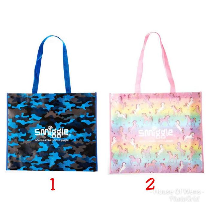 New Smiggle Reuse Me Bag - Tas Tote Smiggle Original