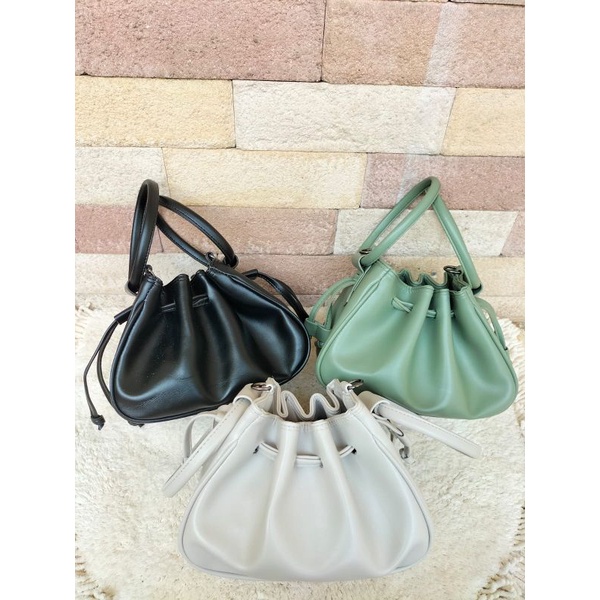 Tas wanita serut kekinian terbaru fashion korean