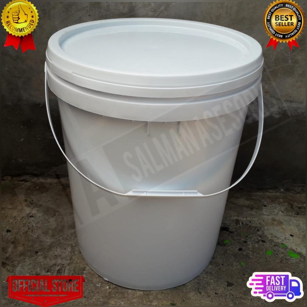 Hot Sale - Ember Plastik Putih Polos 20 Liter / 25 Kg