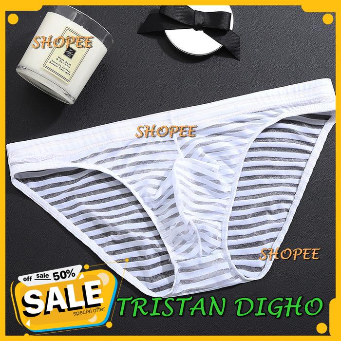 PAKAIAN DALAM PRIA CELANA BOXER PRIA PREMIUM TRANSPARAN STRETCH G STRING PANTIES Y / PAKAIAN DALAM P