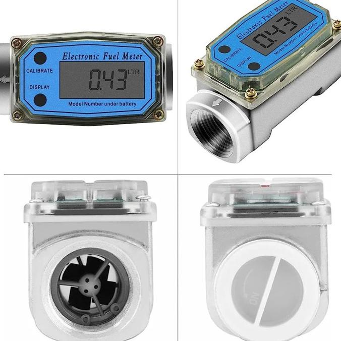 Flow Meter Turbine Digital 2" Flow Meter Digital Air/Minyak/Solar 2"