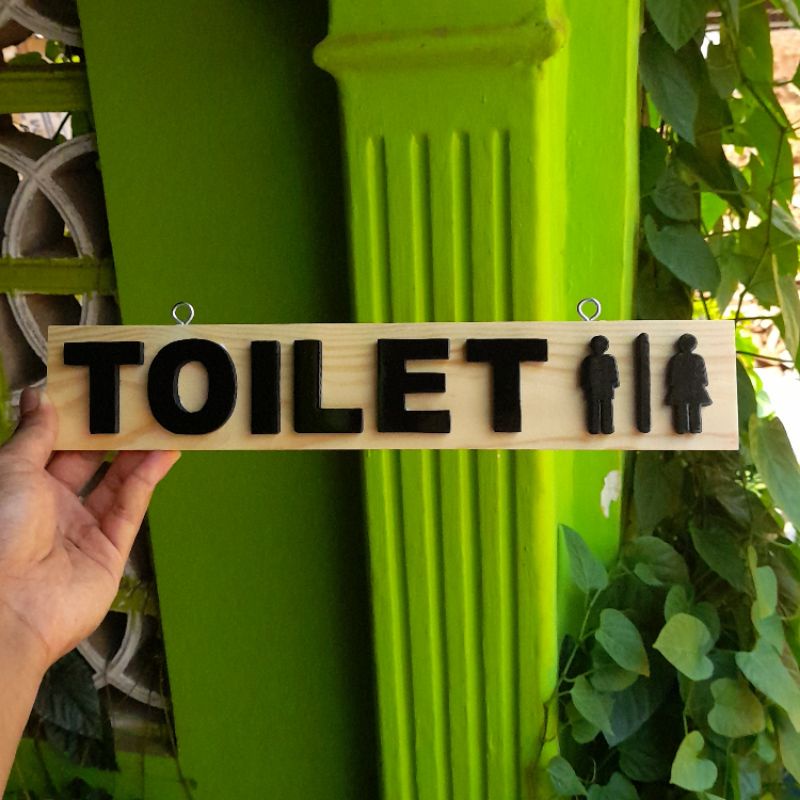 PAPAN TULISAN TOILET