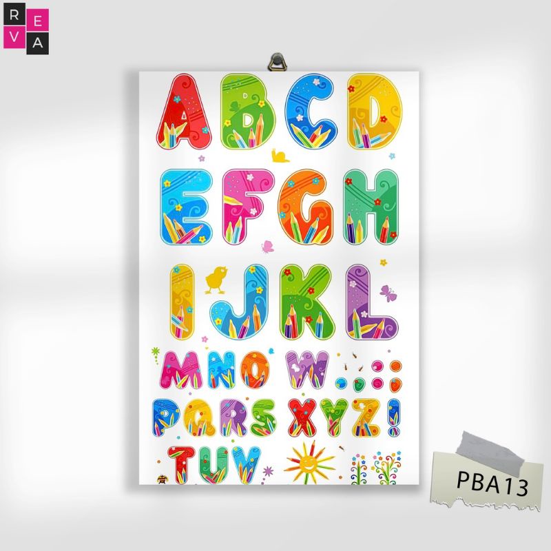 Hiasan Dinding Alfabet Dan Arabic