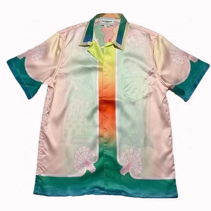 Sale Now Casablanca Beach Satin Shirt Berkualitas