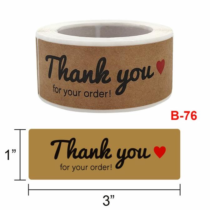 

Terbaru Stiker Thank You For Your Order Murah Cutting Sticker Paket Kado Murah Berkualitas