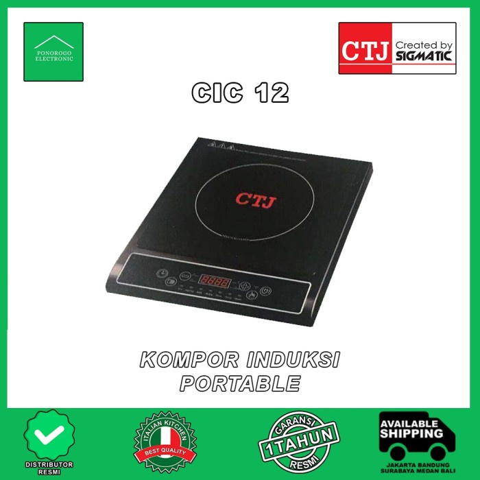[Ori] Kompor Induksi Ctj By Sigmatic Cic 12 Limited