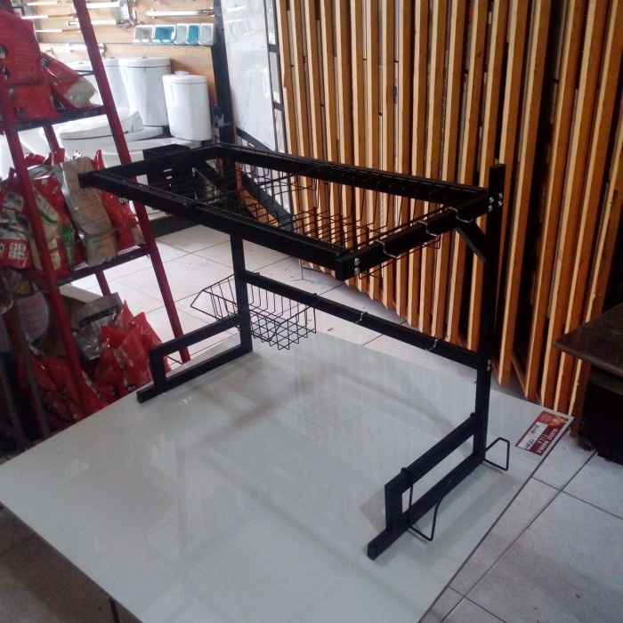 [Ori] Rak Piring Minimalis Modern Diskon