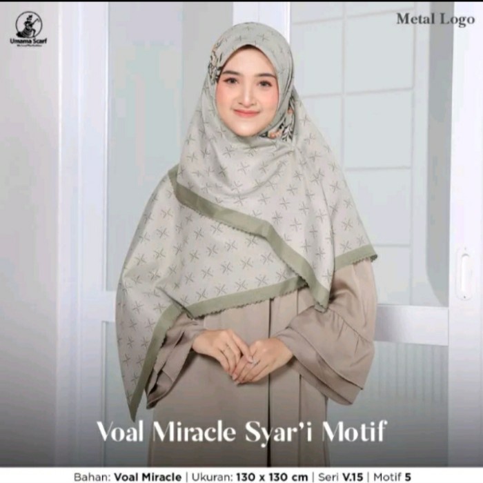 [Original] Voal Miracle Syari Motif Berkualitas