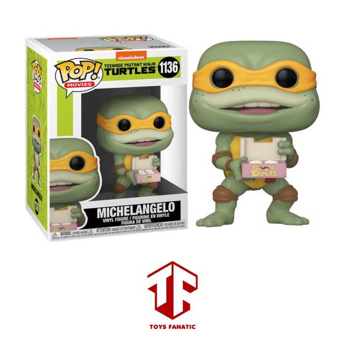 ✅COD Funko Pop Teenage Mutant Ninja Turtles - Michaelangelo #1136 Limited