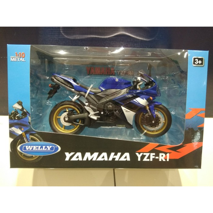 ✅COD Welly Metal Diecast Yamaha Yzf-R1 Diskon