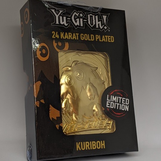 ✅New Kuriboh 24K Gold Plated Card Fanattik Yugioh Limited