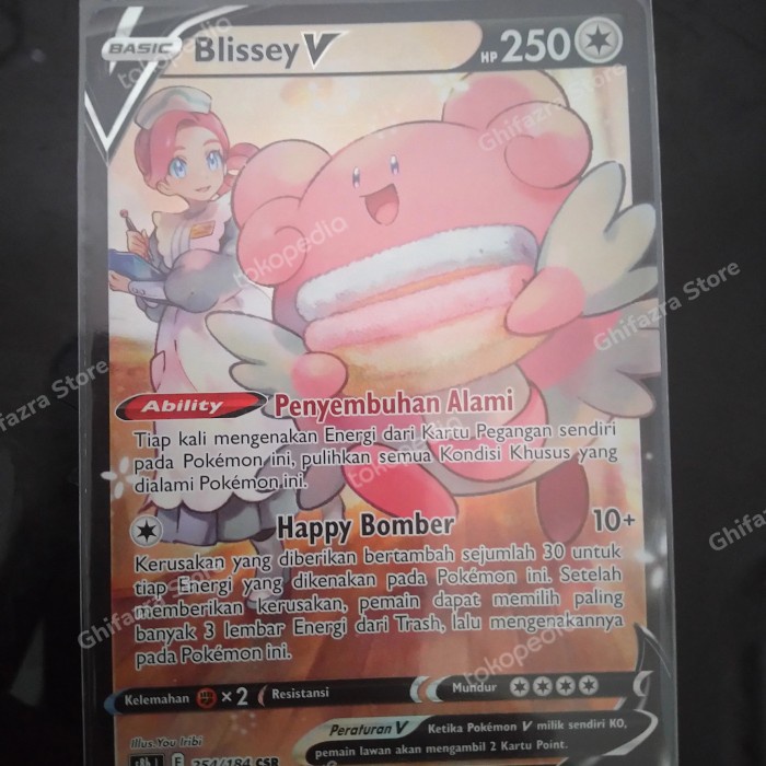 ✅New Blissey V Csr 254/184 Pokemon Vmax Klimaks Terbatas