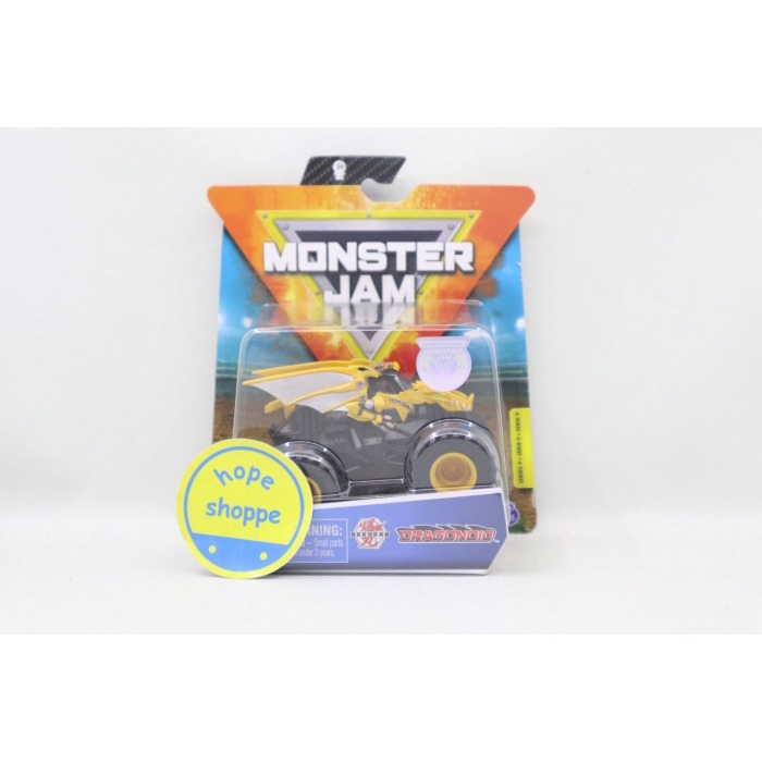 ✅New Monster Jam Dragonoid Spin Master Official Monster Trucks Bakugan Bisa Gojek