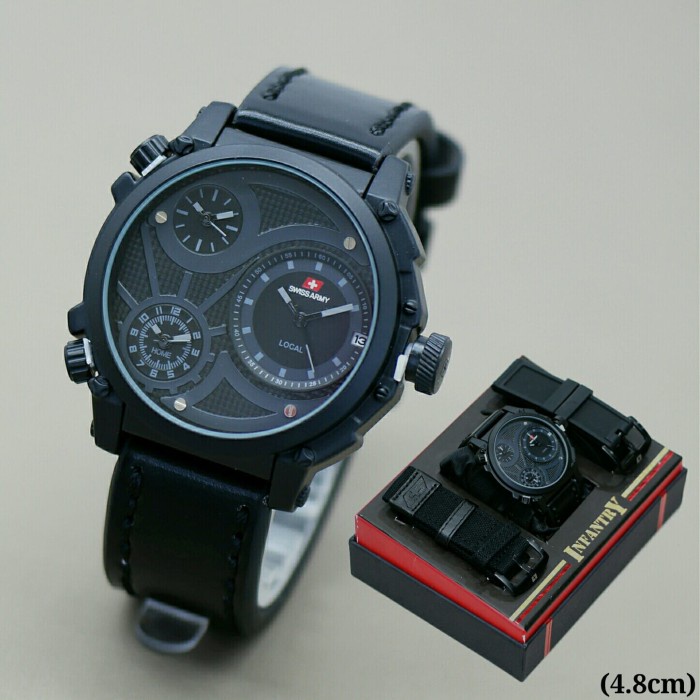 ✅New Ori Jam Tangan Swiss Army Pria Original Water Free Box Dan Tali Terbaru